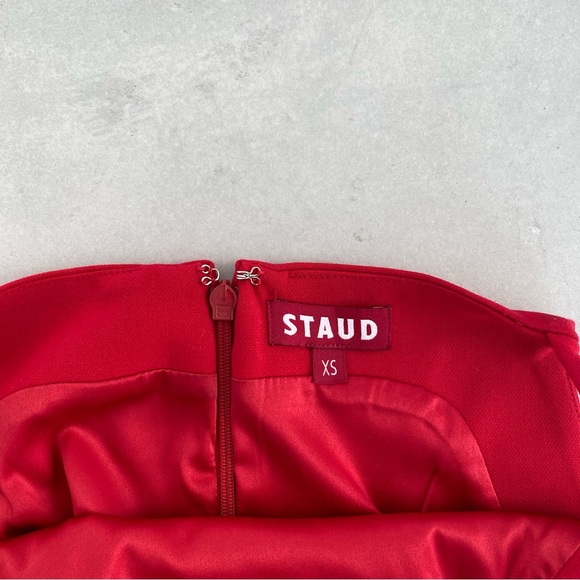 STAUD RHYTHM CREPE MINI DRESS - Picture 3 of 7